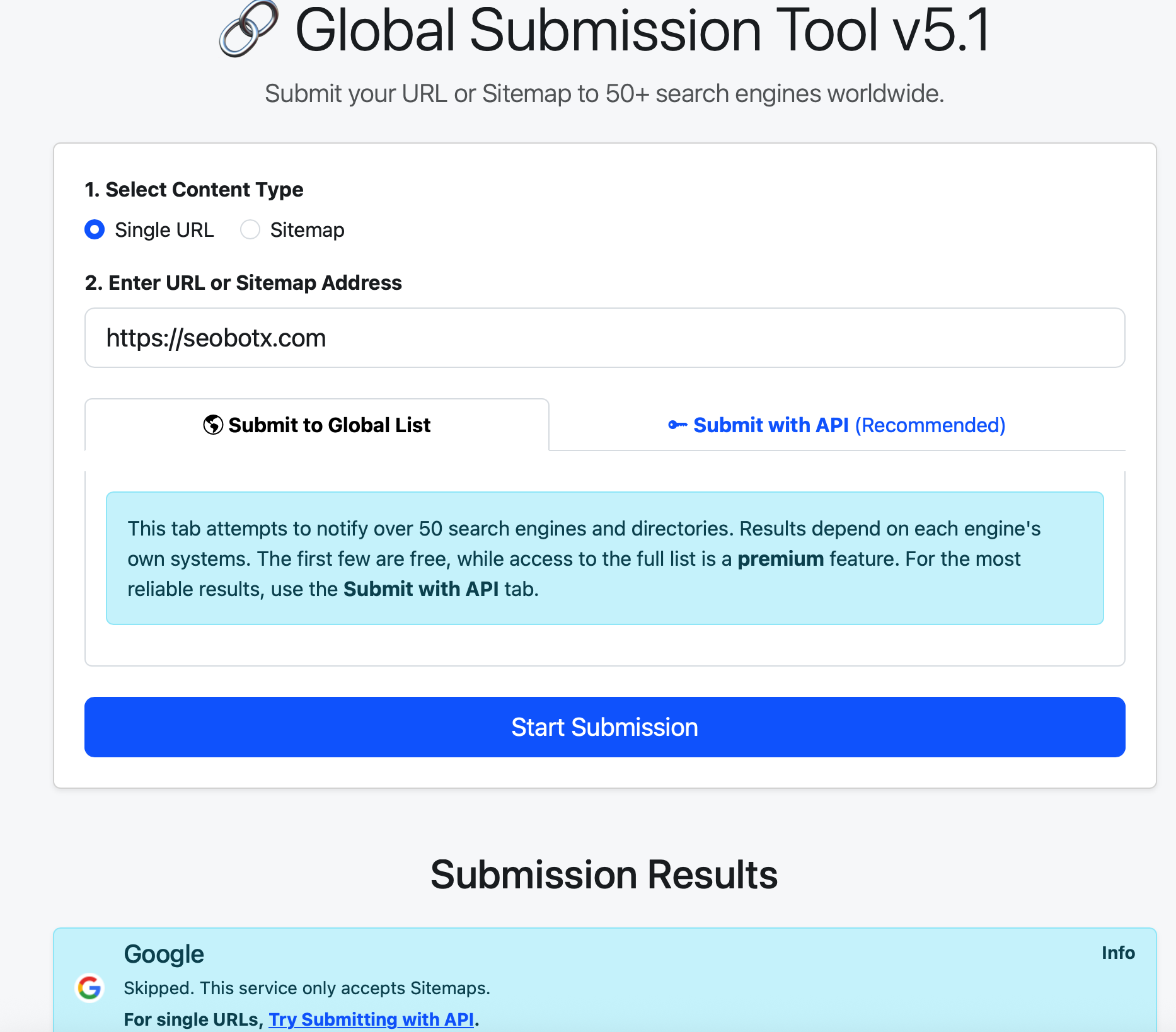 search engine submitter