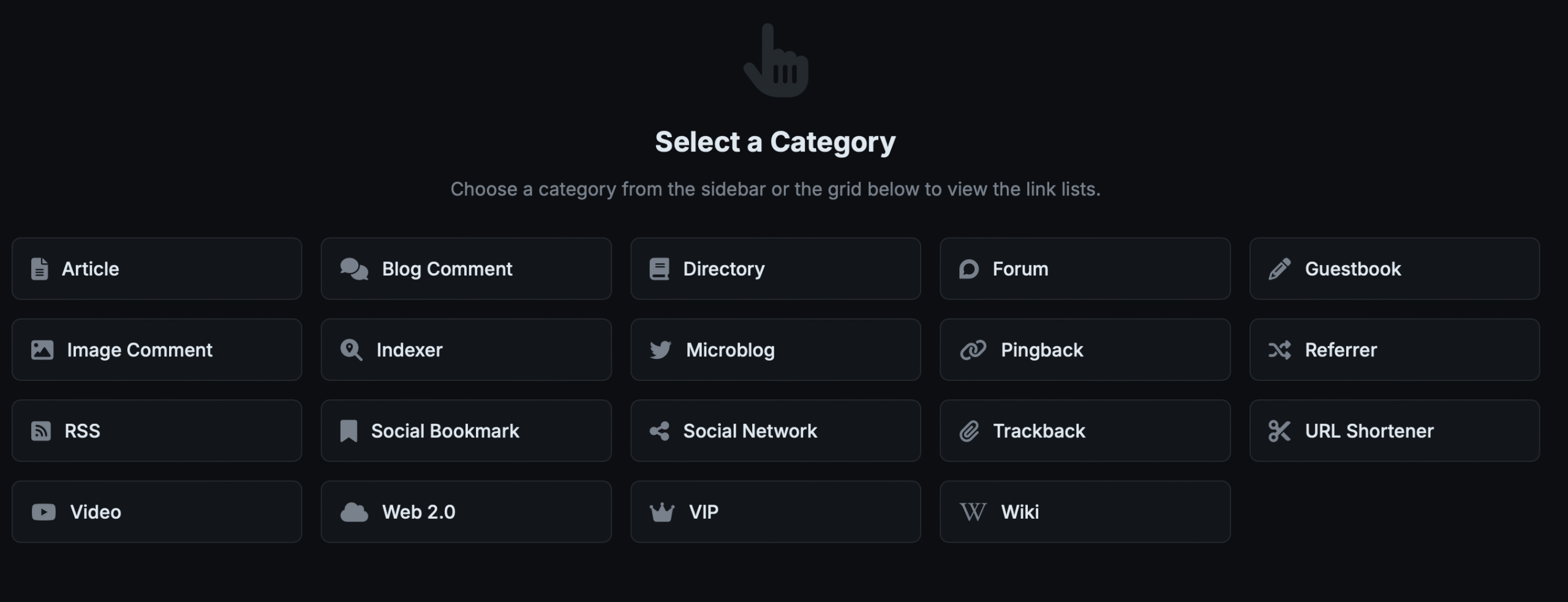 The product package for the 2025 premium backlink lists